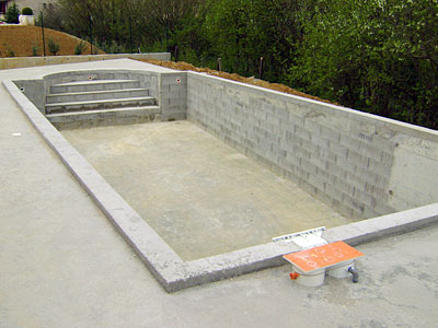 Création piscine béton à Gerland