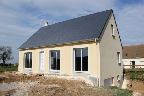 Ravalement de façade, enduit à Corcelles-les-Monts